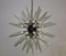 Clear Murano Glass Sputnik Chandelier, 1980s 1