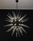 Lampadario Sputnik in vetro di Murano trasparente, anni '80, Immagine 4