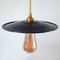 Vintage Bauhaus Enamel Ceiling Lamp, 1930s, Image 1