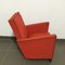 Mid-Century Red Leatherette Children's Chair 3