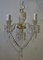 19th Century Louis XV Style French White Glass Sconces from Baccarat, Set of 2 1