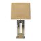 Italian Brass and Chrome Table Lamp, 1970s, Image 1