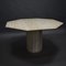 Italian Travertine Marble Dining Table, 1970s 5