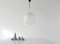 Large German Glass Pendant Lamp from Doria Leuchten, 1960s 3