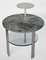 Green Issoire Marble & Satin Stainless Steel Coffee Table by Cupioli 2