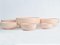 Mid-Century Pink Ceramic Bowls from Saint Amand, 1950s, Set of 6 2