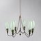 Mid-Century Deckenlampe aus Messing, 1950er 1