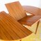 French Teak Extendable Dining Table, 1960s, Image 4