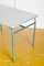 Vintage French Lacquered Iron and Formica Side Table, 1950s, Image 6