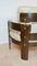 Pagwood and Skai Leather Lounge Chair and Glass Table Set, 1970s, Set of 2 7