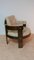 Pagwood and Skai Leather Lounge Chair and Glass Table Set, 1970s, Set of 2 1