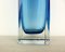 Swedish Blue Glass Vase by Gunnar Ander for Lindshammar, 1960s 7