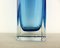 Swedish Blue Glass Vase by Gunnar Ander for Lindshammar, 1960s, Image 7