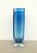 Swedish Blue Glass Vase by Gunnar Ander for Lindshammar, 1960s, Image 3