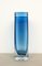 Swedish Blue Glass Vase by Gunnar Ander for Lindshammar, 1960s 2