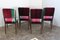 Mid-Century Velvet Dining Chairs, 1950s, Set of 4 5