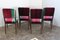 Mid-Century Velvet Dining Chairs, 1950s, Set of 4, Image 5