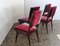 Mid-Century Velvet Dining Chairs, 1950s, Set of 4, Image 6