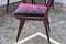 Mid-Century Velvet Dining Chairs, 1950s, Set of 4 2