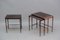 Tavolini Mid-Century in palissandro di Winding per Poul Jeppesens Møbelfabrik, anni '60, set di 3, Immagine 6