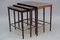 Mid-Century Rosewood Side Tables by Winding for Poul Jeppesens Møbelfabrik, 1960s, Set of 3, Image 1