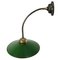 Mid-Century Industrial Green Enamel Sconce 6