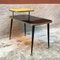 Italian Black and Yellow Formica, Wood, and Brass Coffee Table, 1960s 9