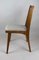 Brown and Beige Dining Chairs, 1970s, Set of 3 9