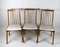 Brown and Beige Dining Chairs, 1970s, Set of 3, Image 2