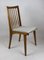 Brown and Beige Dining Chairs, 1970s, Set of 3 3