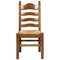 Vintage Renaissance Style Italian Carved Walnut and Straw Dining Chairs, 1950s, Set of 12, Image 1