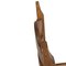 Sedie da pranzo vintage in legno di noce intagliato e paglia, Italia, anni '50, set di 12, Immagine 8