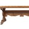 Tavolo da pranzo vintage in stile rinascimentale in legno di noce intagliato di Michele Bonciani-Cascina, Italia, anni '40, Immagine 4