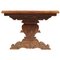 Vintage Renaissance Style Italian Carved Walnut Dining Table by Michele Bonciani-Cascina, 1940s 3