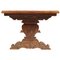 Vintage Renaissance Style Italian Carved Walnut Dining Table by Michele Bonciani-Cascina, 1940s, Image 3