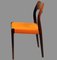 Rosewood Dining Chairs by Niels Otto Møller, 1960s, Set of 8 4