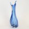 Blue Crystal Vase from Val Saint Lambert, 1960s, Image 1