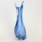 Vase en Cristal Bleu de Val Saint Lambert, 1960s 1