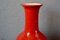 Rote Vasen von Paul Mignon für Longwy, 1970er, 2er Set 10