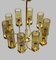 Fully Restored Brass Model T10 Chandeliers by Hans-Agne Jakobsson for Hans-Agne Jakobsson AB Markaryd, 1970s, Set of 2, Image 1