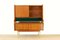 Skandinavisches Sideboard aus Teak & Messing, 1950er 1