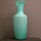 Italienische Vase aus Muranoglas in Aquamarinblau & Weiß von Venini, 1990er 1