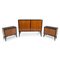 Mid-Century Chest of Drawer & Nightstands, Set of 3, Image 1