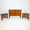 Mid-Century Chest of Drawer & Nightstands, Set of 3, Image 13