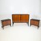 Mid-Century Chest of Drawer & Nightstands, Set of 3 2