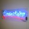 Large Neon Downstairs Sign, 1980s, Image 13