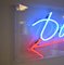 Large Neon Downstairs Sign, 1980s 11