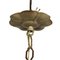 Lámpara de techo italiana modernista antigua de hierro y cerámica, Imagen 9