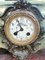 Horloge de Bureau Antique et Bougeoirs par Math Moreau, Set de 3 6