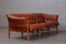 Model Indra 3-Seater Leather Sofa by Arne Norell for Arne Norell AB, 1970s 8